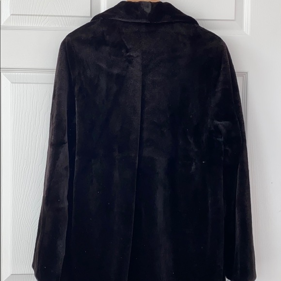 Neiman Marcus Faux Fur Reversible Coat - Picture 6 of 16